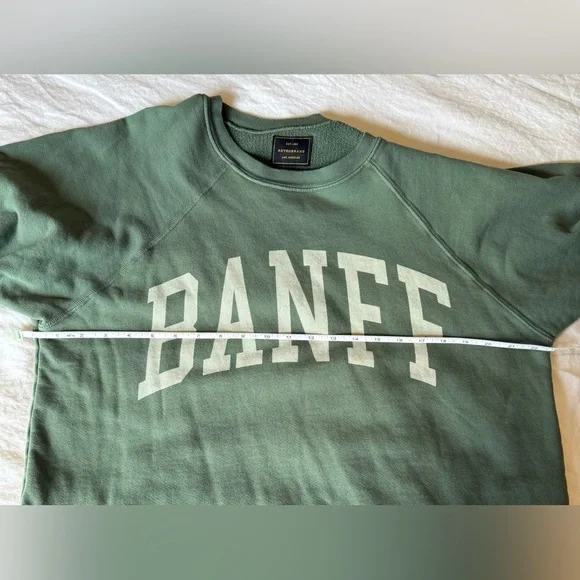 EUC Free People FP Retrobrand Los Angeles Banff Sweatshirt green - medium - Picture 8 of 10